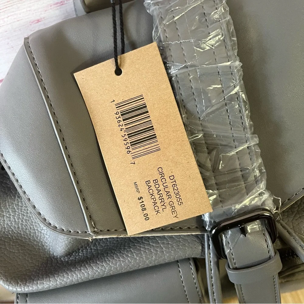 Steve Madden NWT Circular Grey‎ BDarryl Backpack